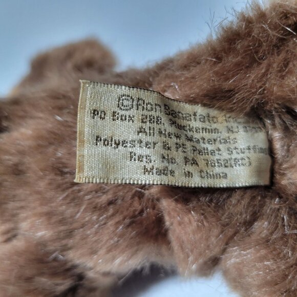 Ron Bonafato RBI Brown Monkey Chimpanzee 10 Inch Plush Stuffed Animal Toy - Picture 4 of 6